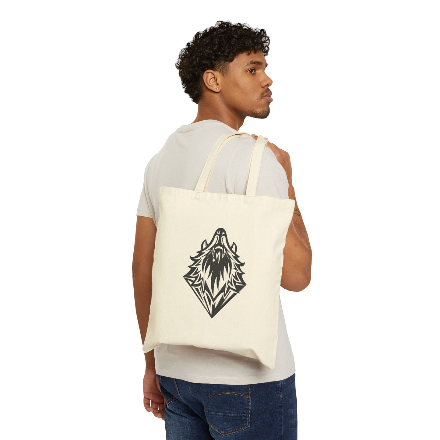 Diamante Cotton Canvas Tote Bag