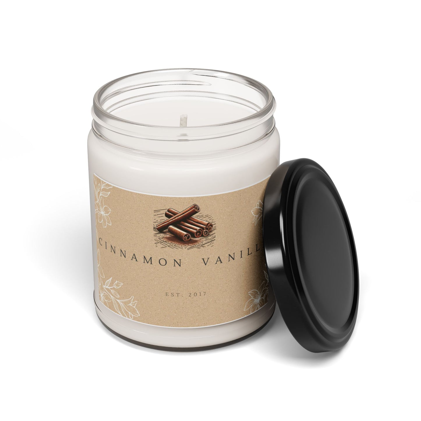 Diamante Cinnamon Vanilla Scented Candle