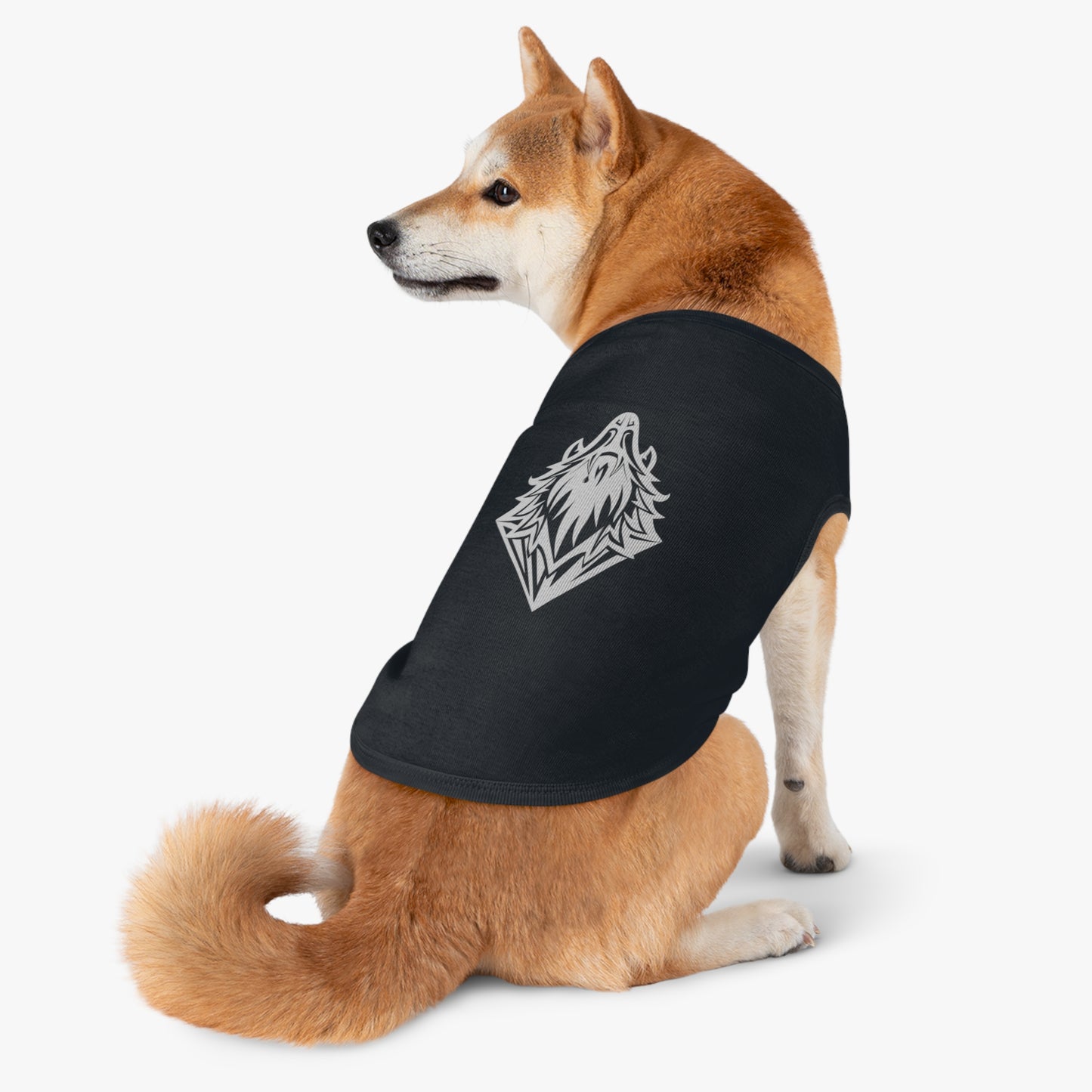 Black Diamante Pet Tank Top