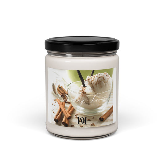 Diamante Cinnamon Vanilla Scented Candle