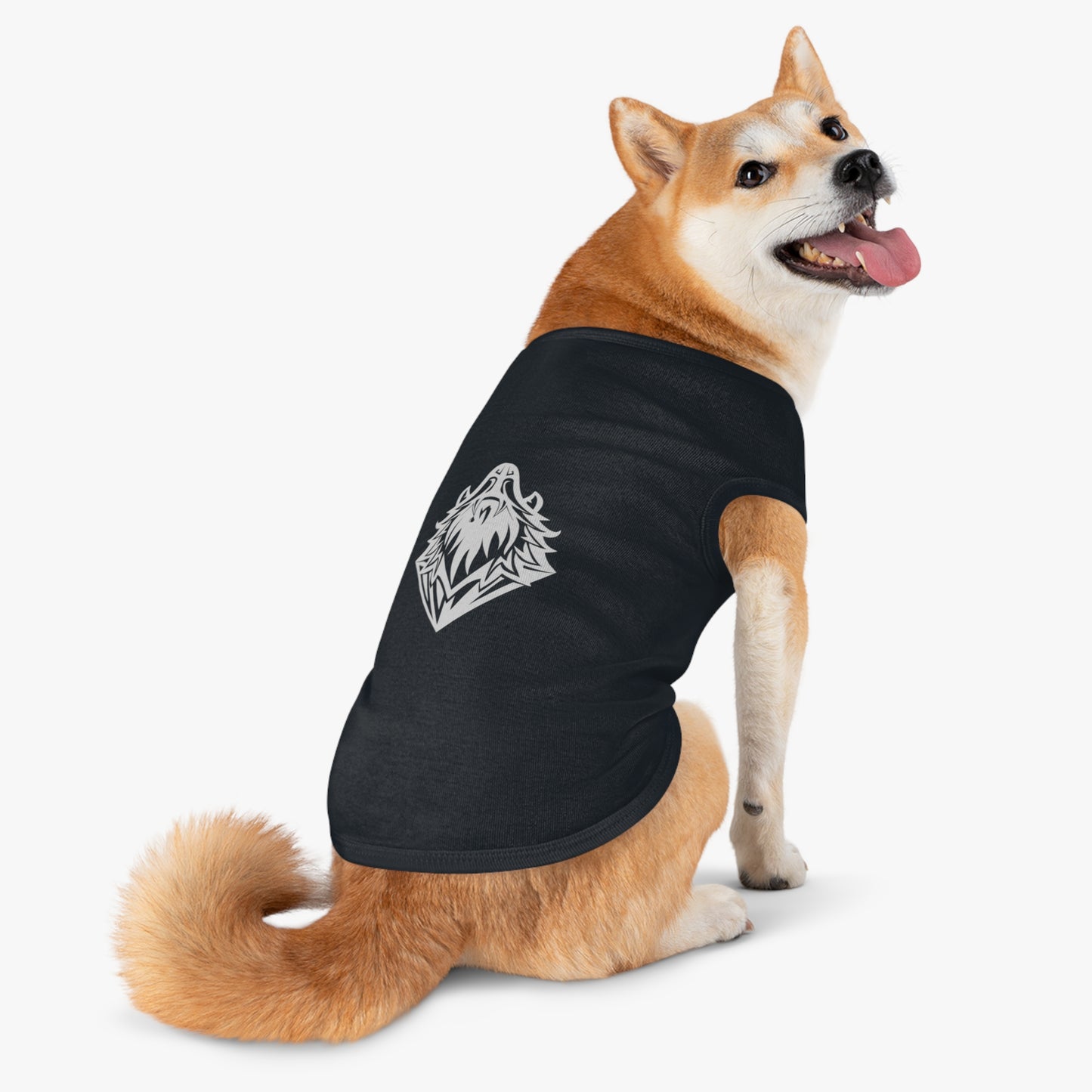 Black Diamante Pet Tank Top