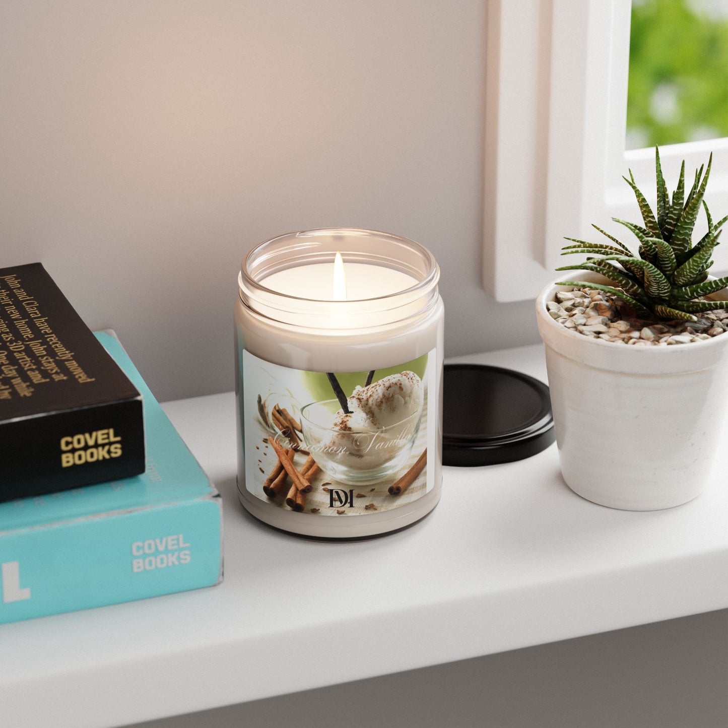 Diamante Cinnamon Vanilla Scented Candle